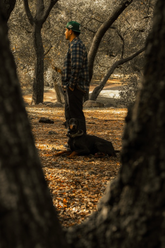 Eduardo Beltran Training outdoors